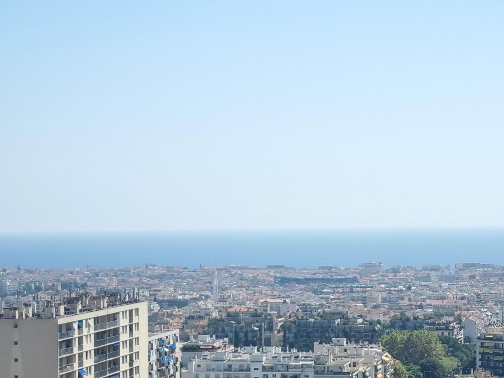 Chambre Privative Renove 2024, Climatisation, Tramway Sur Place , 12 Min Centre, 16 Min Plage, Apercu Lateral Mer, 2 Wc Avec 2 Salle De Bain, Private Room Renovated 2024, Air-Conditioned , Tram On Spot, 2 Toilets And 2 Bathrooms 니스 외부 사진